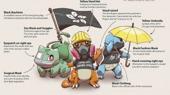 Reivindicaciones a favor de Hong Kong usan Pokémon para promocionarse en las redes