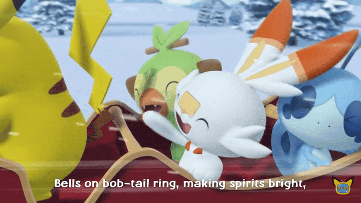 Pokémon Kids TV comparte una canción navideña con Grookey, Scorbunny y Sobble