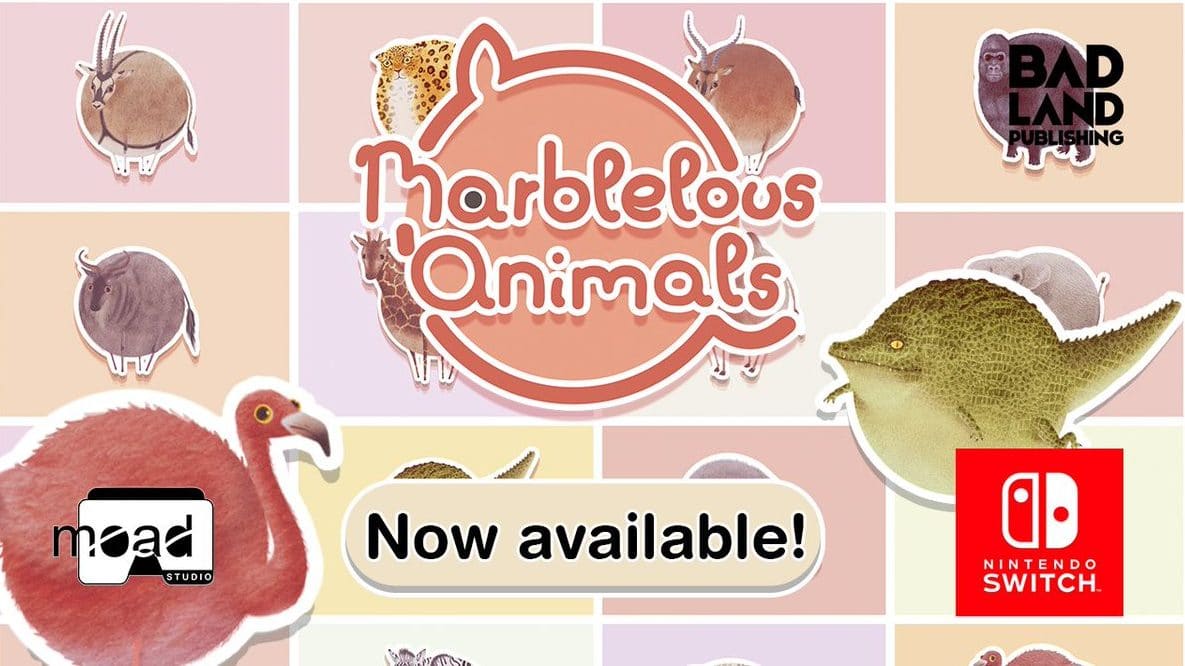 Marblelous Animals ya está disponible en Nintendo Switch