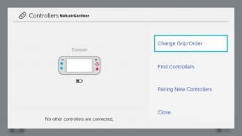 Así representa el menú de mandos la Nintendo Switch Lite – Edición Pokémon Zacian y Zamazenta