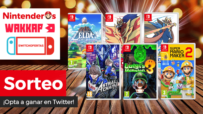 [Act.] ¡Sorteamos un juego de Nintendo Switch a elegir de entre estos 6!