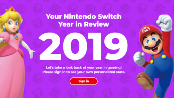 Nintendo of America lanza una web para ver nuestras estadísticas de juego en 2019