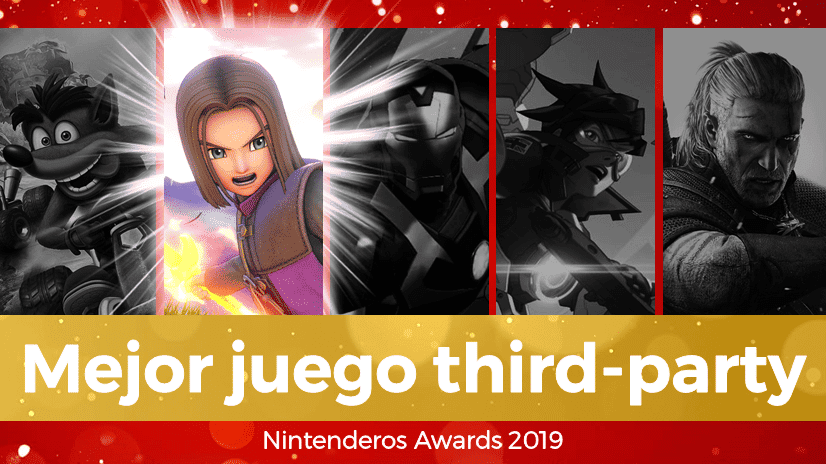 ¡Dragon Quest XI S se coloca como vuestro juego third-party favorito en los Nintenderos Awards 2019! Top completo con los votos registrados