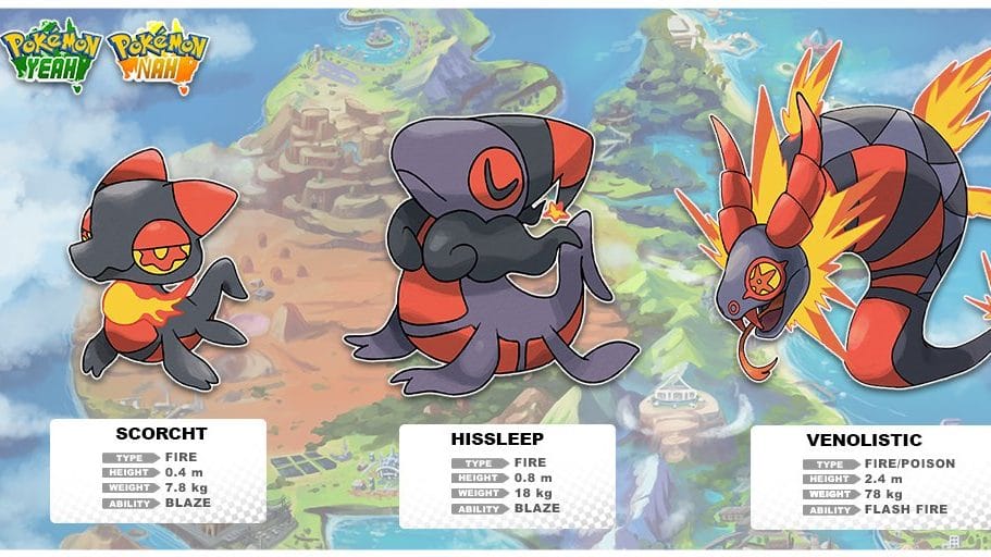 Fan imagina Pokémon Yeah y Nah, un título inspirado en Australia con todo lujo de detalles