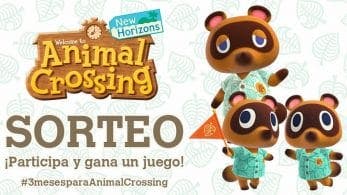 Nintendo sortea una copia de Animal Crossing: New Horizons con #3mesesparaAnimalCrossing en Twitter