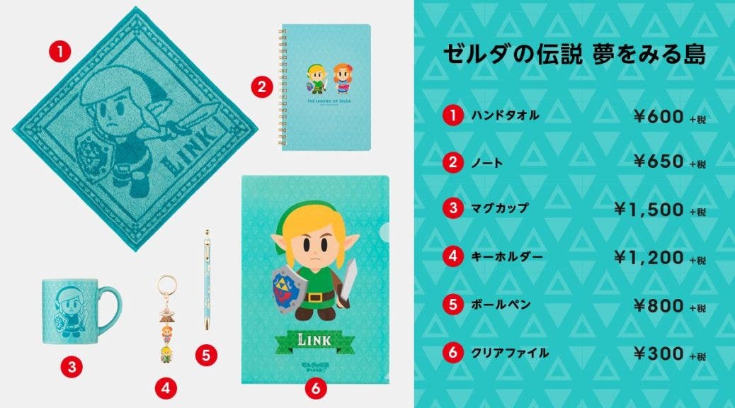 Nintendo Tokyo recibe merchandise de Zelda: Link’s Awakening