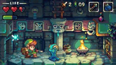 Un artista crea una detallada animación pixel-art de Zelda II: La Aventura de Link