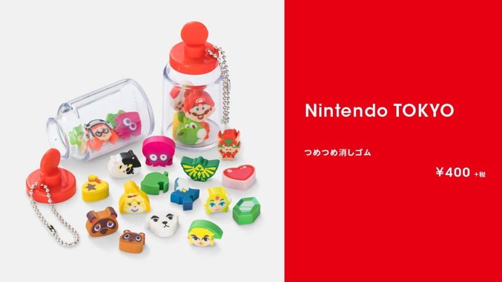 No te pierdas estos mini borradores que se han puesto a la venta en la tienda de Nintendo Tokyo
