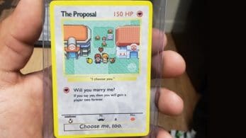 Una chica se declara a su novio con esta carta Pokémon personalizada