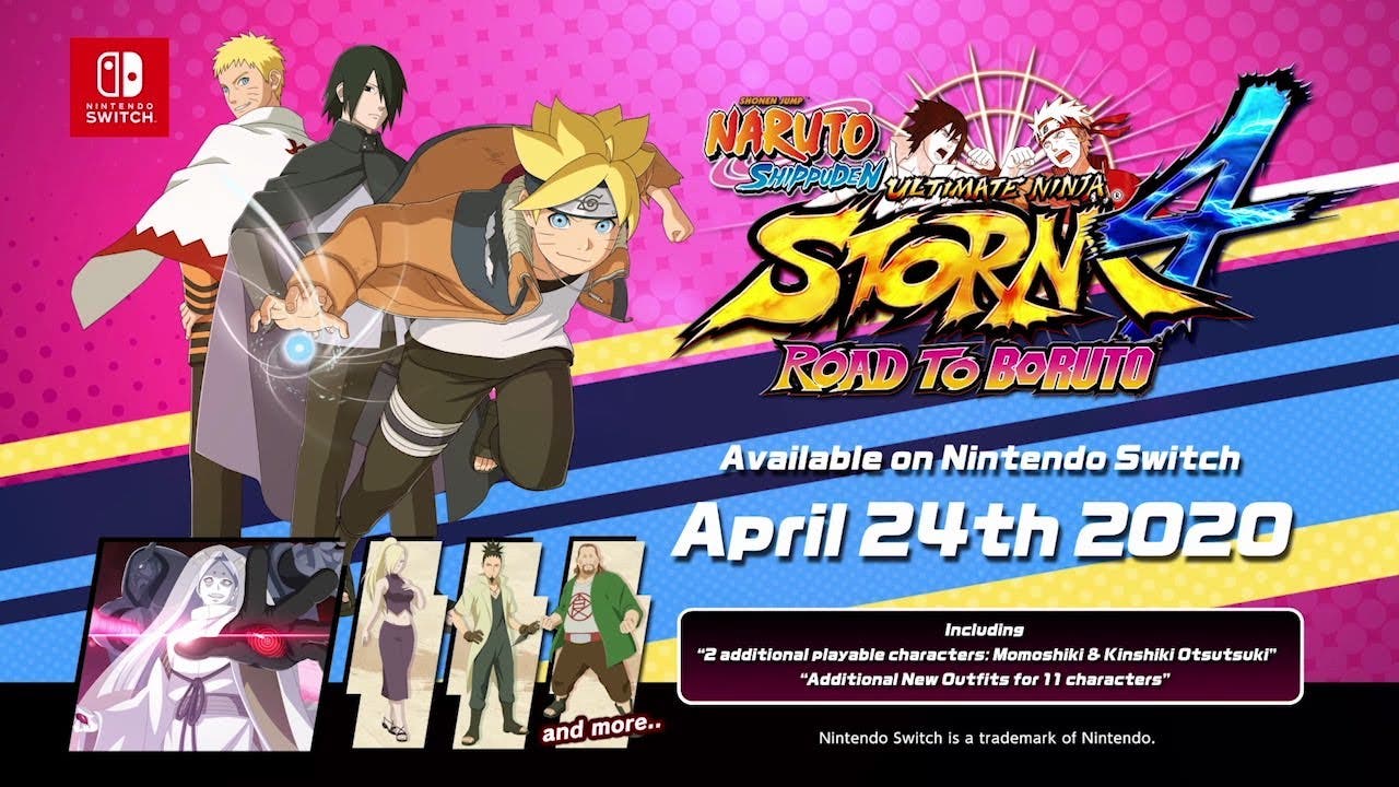 [Act.] Naruto Shippuden: Ultimate Ninja Storm 4 Road to Boruto confirma su lanzamiento occidental en Nintendo Switch con este tráiler