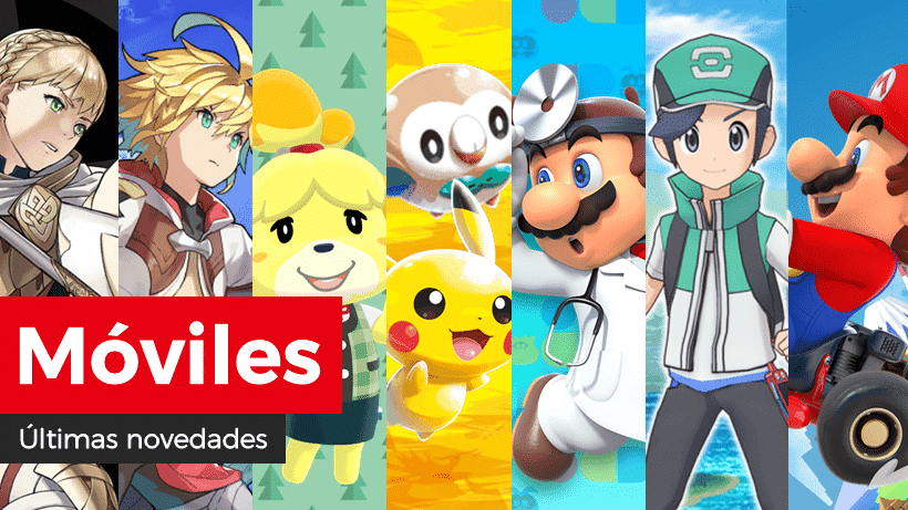 Novedades para móviles en Fire Emblem Heroes, Dragalia Lost, Animal Crossing: Pocket Camp, Pokémon Rumble Rush, Dr. Mario World, Pokémon Masters y Mario Kart Tour