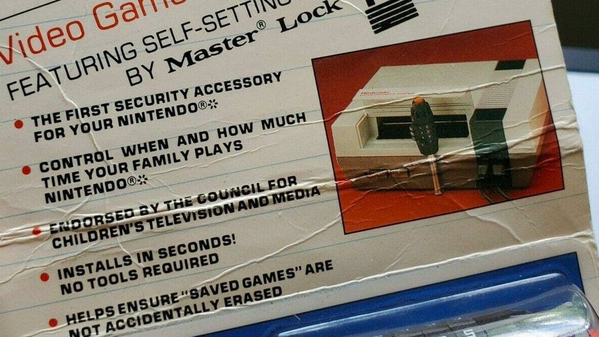 Echad un vistazo a este curioso accesorio que se usaba para evitar que los usuarios jugaran a NES