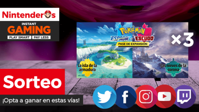 [Act.] ¡Sorteamos 3 pases de expansión de Pokémon Espada y Escudo!