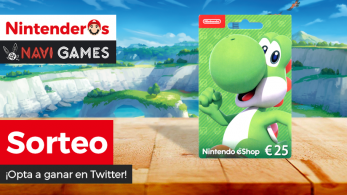 [Act.] ¡Sorteamos una tarjeta de 25€ para la Nintendo eShop junto a Navi Games!