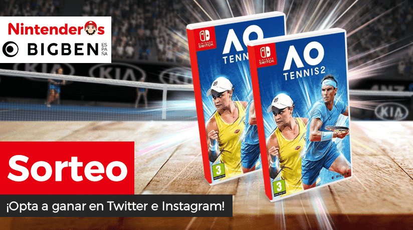 [Act.] ¡Sorteamos 2 copias de AO Tennis 2 para Nintendo Switch!