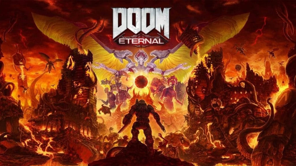 Gameplay de DOOM Eternal en el modo portátil de Nintendo Switch