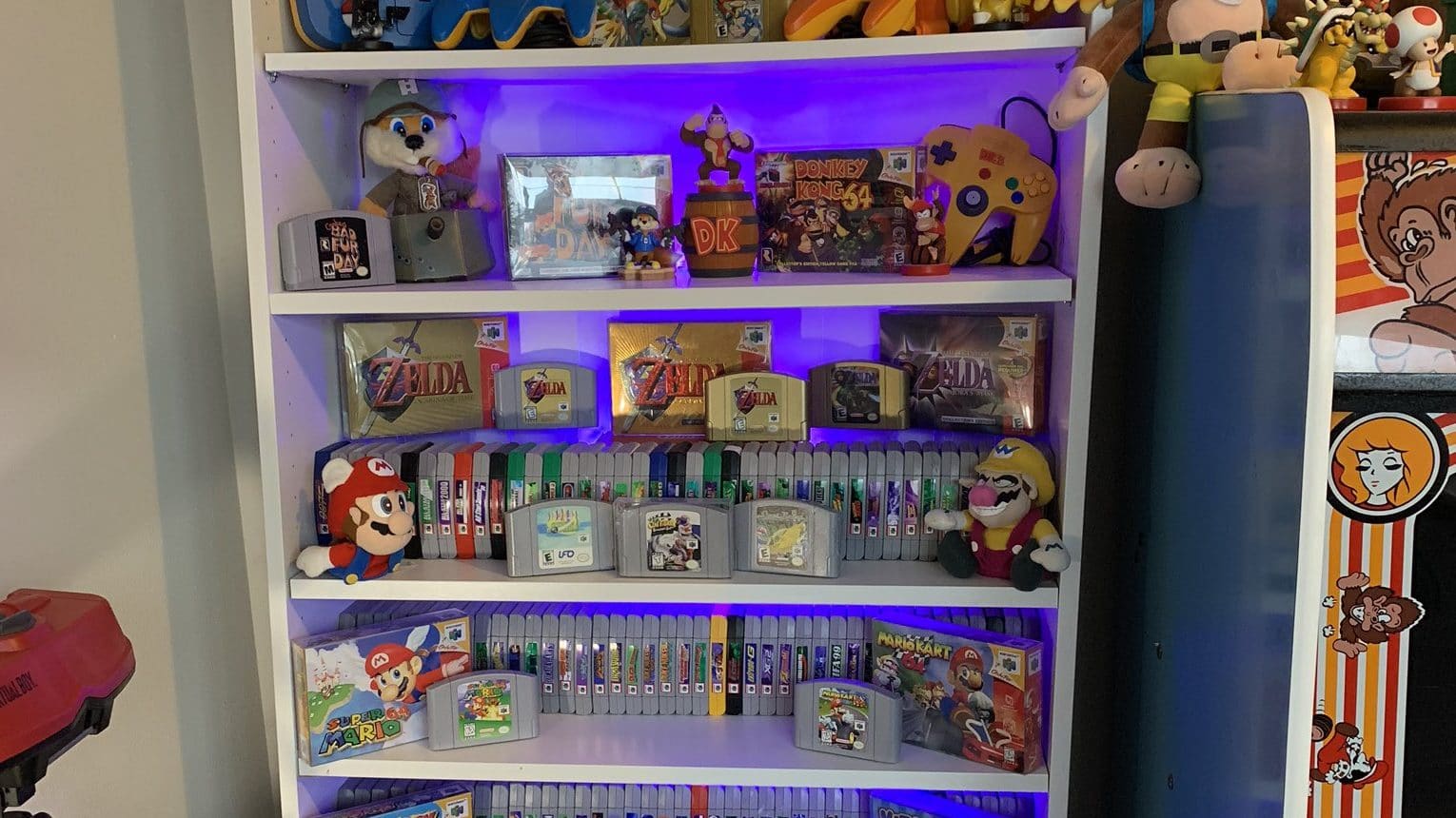 Un fan norteamericano logra hacerse con todos los juegos y todas las versiones de Nintendo 64