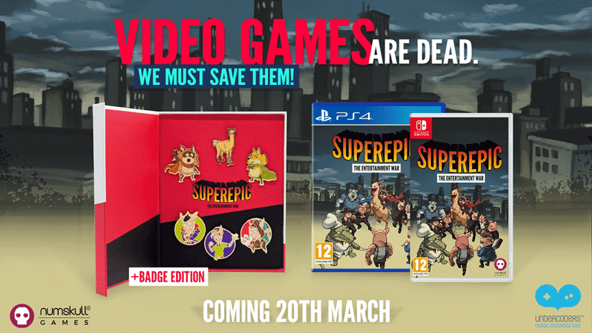 SuperEpic: Collector’s Edition llegará a Nintendo Switch el 20 de marzo