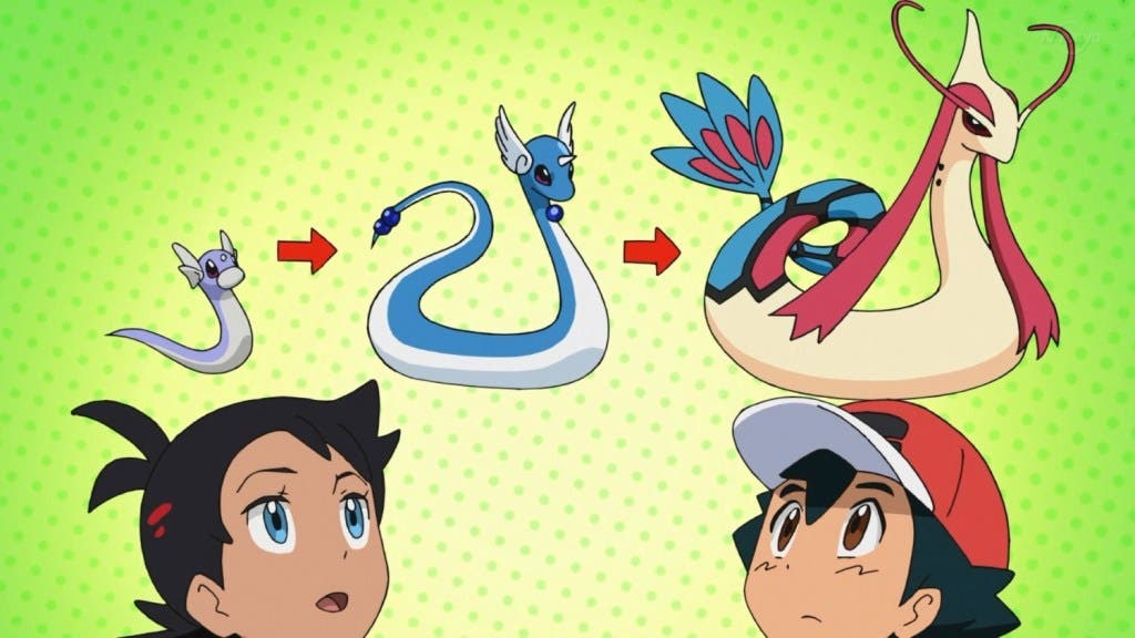 El anime de Pokémon evidencia la extraña línea evolutiva de Dratini, Dragonair y Dragonite