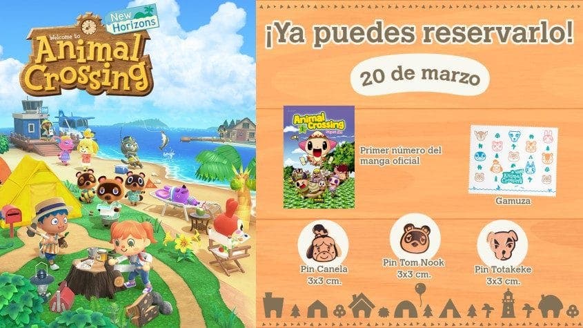 Consigue estas recompensas al reservar Animal Crossing: New Horizons