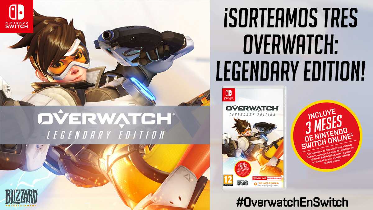 Nintendo España sortea 3 copias de Overwatch para Switch con #OverwatchEnSwitch
