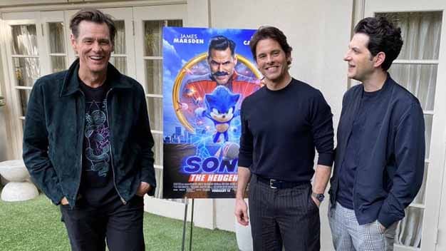 Sonic, James Marsden y Jeff Flowler comparten su experiencia trabajando con Jim Carrey