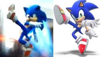 La película de Sonic muestra al erizo en la pose de Super Smash Bros Ultimate