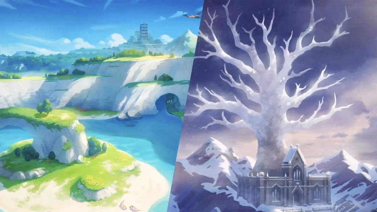 Descripciones oficiales de La isla de la armadura y Las nieves de la corona de Pokémon Espada y Escudo