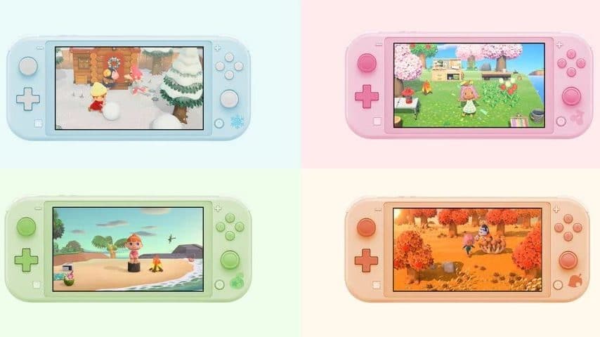 nintendo switch lite animal crossing new horizon