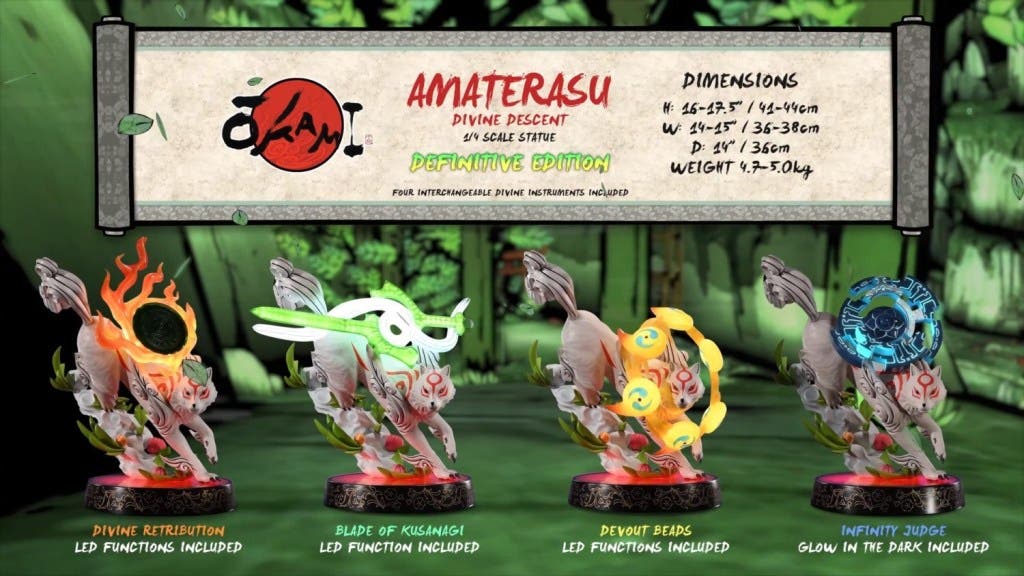 Nueva colección de First 4 Figures centrada en Amaterasu de Okami