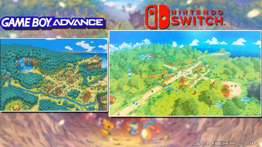 Comparativa en vídeo de Pokémon Mundo misterioso: GBA vs. Nintendo Switch