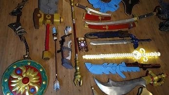 Mirad este set de armas de The legend of Zelda: Breath of the Wild fabricados por un fan