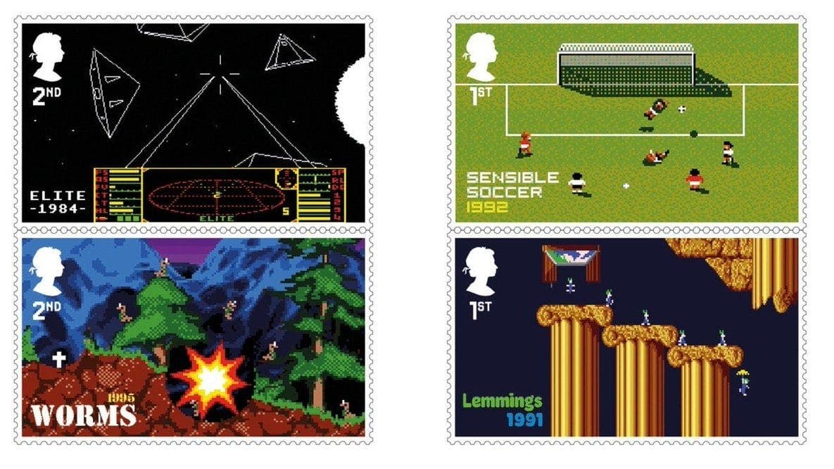 Royal Mail, la empresa de servicio postal del Reino Unido, anuncia un set de sellos de juegos clásicos