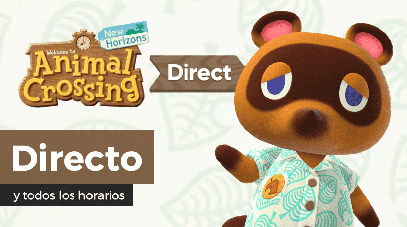 ¡Sigue aquí en directo y en español el Nintendo Direct de Animal Crossing: New Horizons!