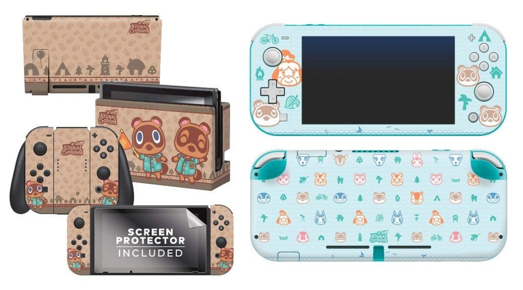 Nuevas skins para Nintendo Switch y Lite de Animal Crossing: New Horizons ya disponibles