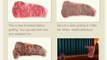 Este es el trozo de carne real que se usó en Paper Mario: Color Splash