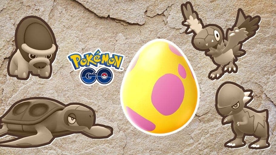 Pokémon fósiles protagonizan el nuevo evento de Huevos de Pokémon GO