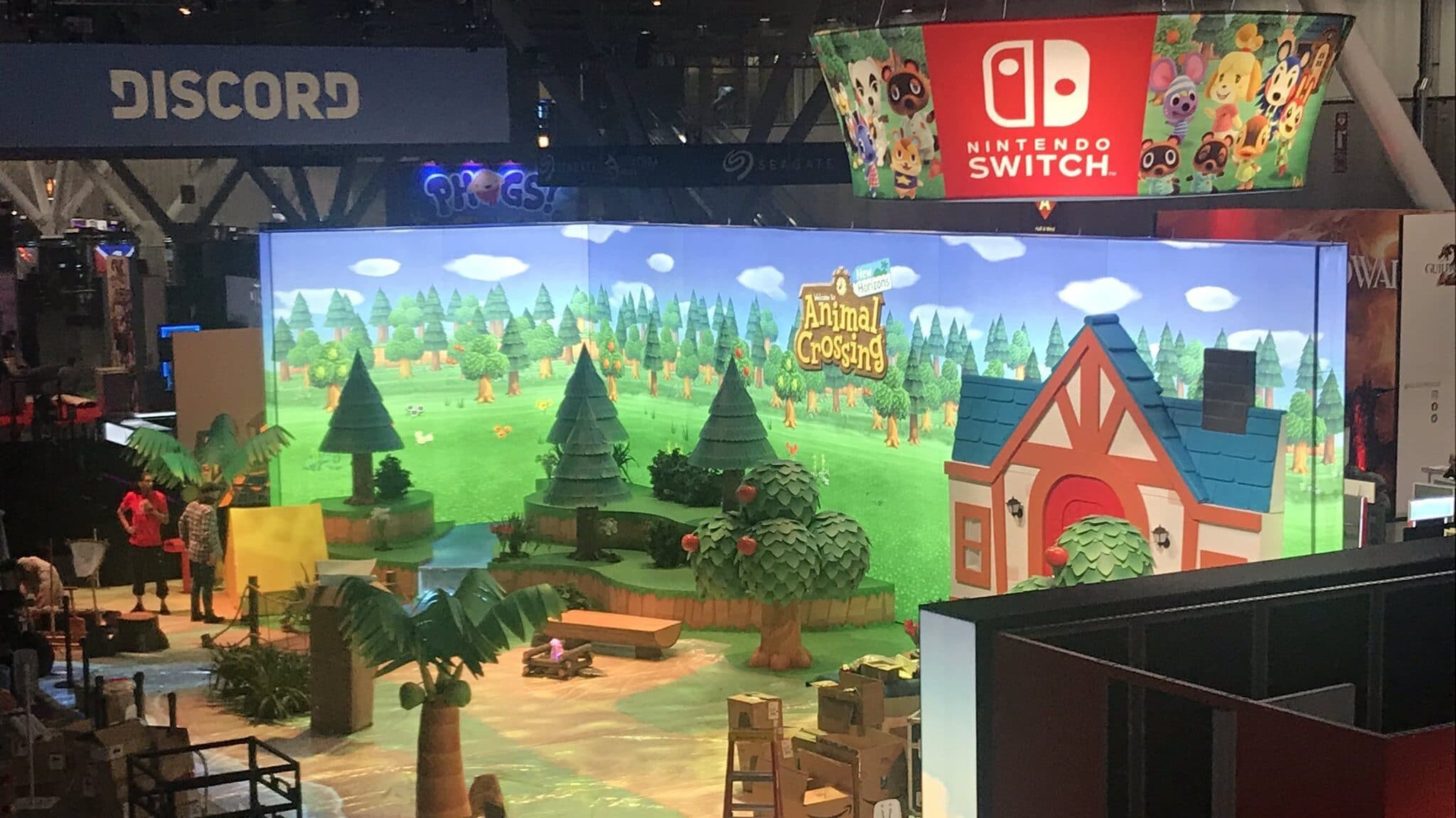 Primer vistazo en imágenes del espacio dedicado a Animal Crossing: New Horizons en la PAX East 2020