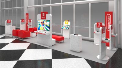 Nintendo Switch invadirá algunos aeropuertos de Estados Unidos con estaciones de juego