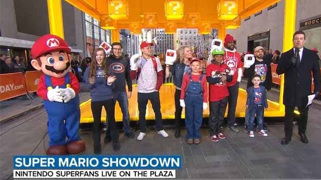 El Super Nintendo World Challenge aparece en Today Show