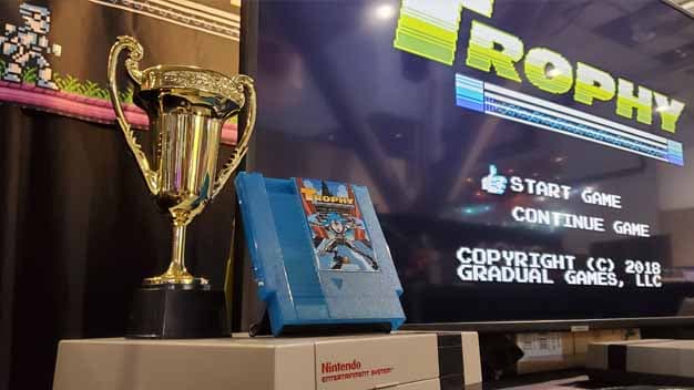 Trophy, un nuevo título retro para NES, se lanzará en físico y digital