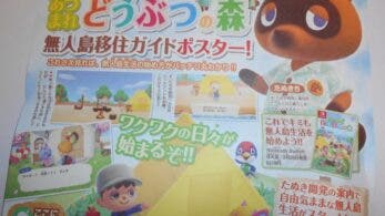 Primer vistazo al póster de la guía de inicio para Animal Crossing: New Horizons de CoroCoro