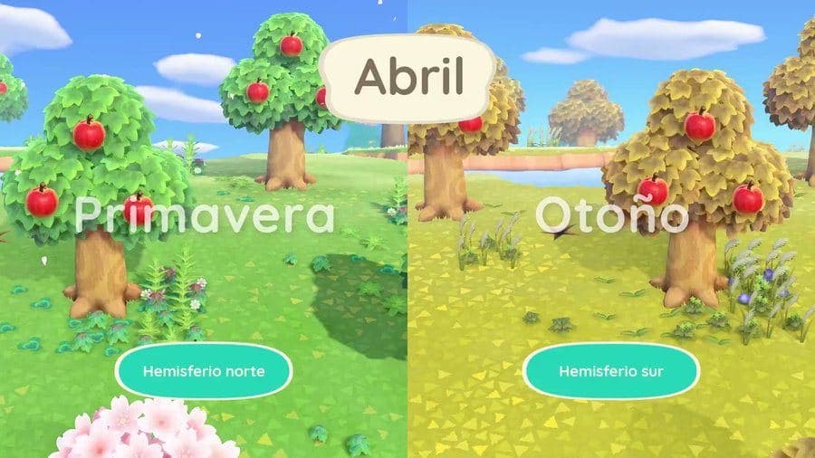 Animal Crossing: New Horizons nos permitirá elegir el hemisferio de nuestra isla