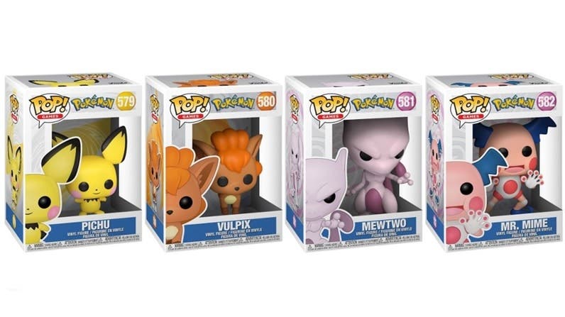 Ya puedes reservar las nuevas Funko Pop! Pokémon de Pichu, Vulpix, Mewtwo y Mr. Mime