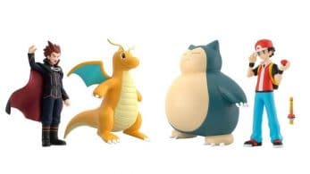 Ya puedes reservar las figuras Pokémon Scale World de Lance y Dragonite y Rojo, Snorlax y la Poké flauta