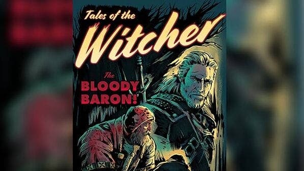 No te pierdas este curioso póster estilo Pulp de The Witcher 3 creado por Gibbs Rainock