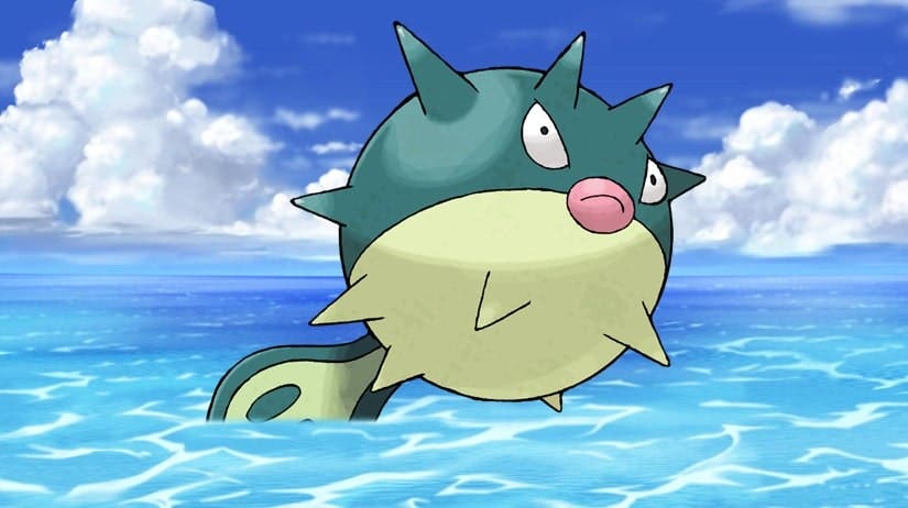 Fans de Pokémon ven parecido entre Whiscash y Shibirefugu, la evolución descartada de Qwilfish