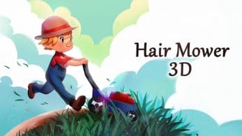Hair Mower 3D, un juego sobre “cortar el césped”, ya está disponible en la eShop de Switch