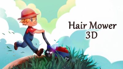 Hair Mower 3D, un juego sobre «cortar el césped», ya está disponible en la eShop de Switch