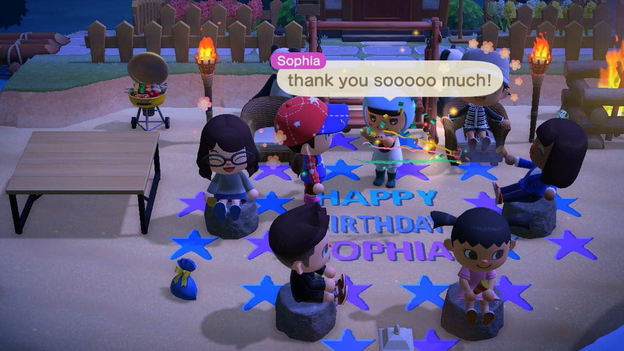 Unos padres celebran el cumpleaños de su hija en Animal Crossing: New Horizons después de que fuese cancelado por el coronavirus